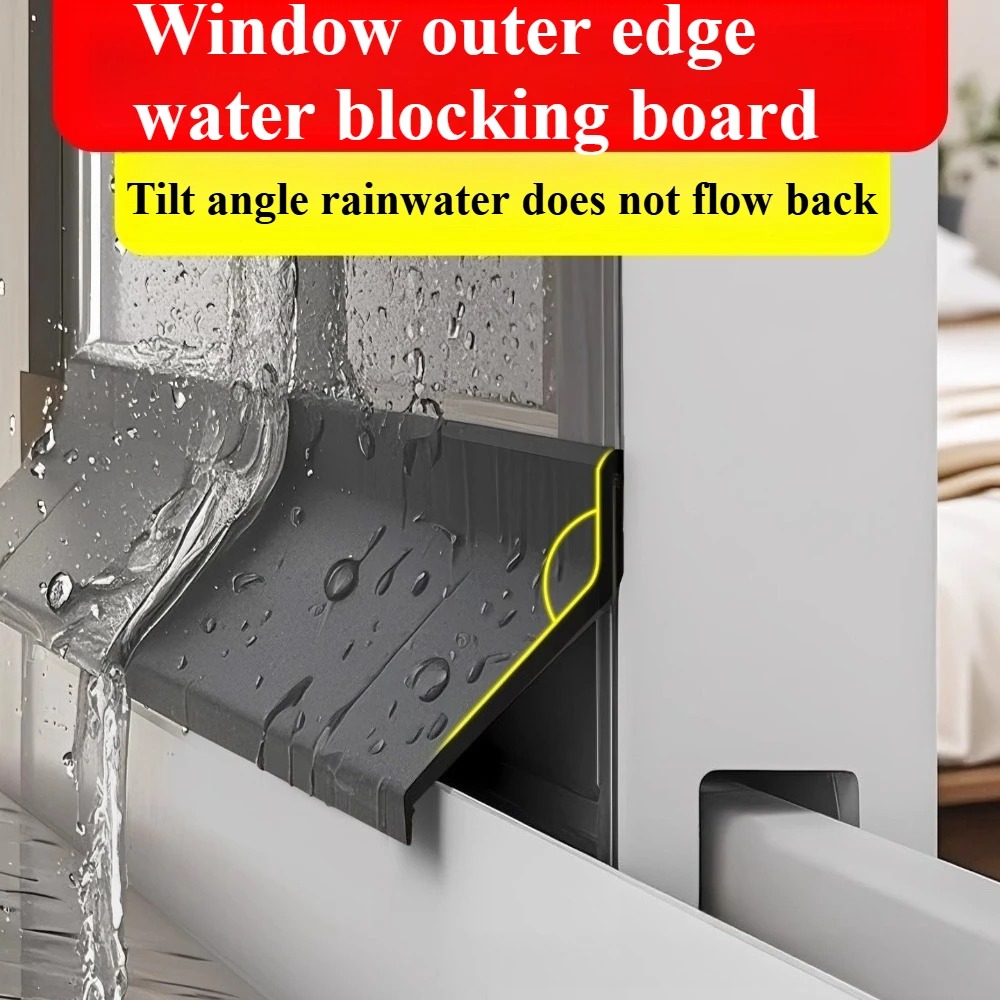 Window Lock Bar - 1 m wasserdichter, selbstklebender Gummi-Dichtungsstreifen für
