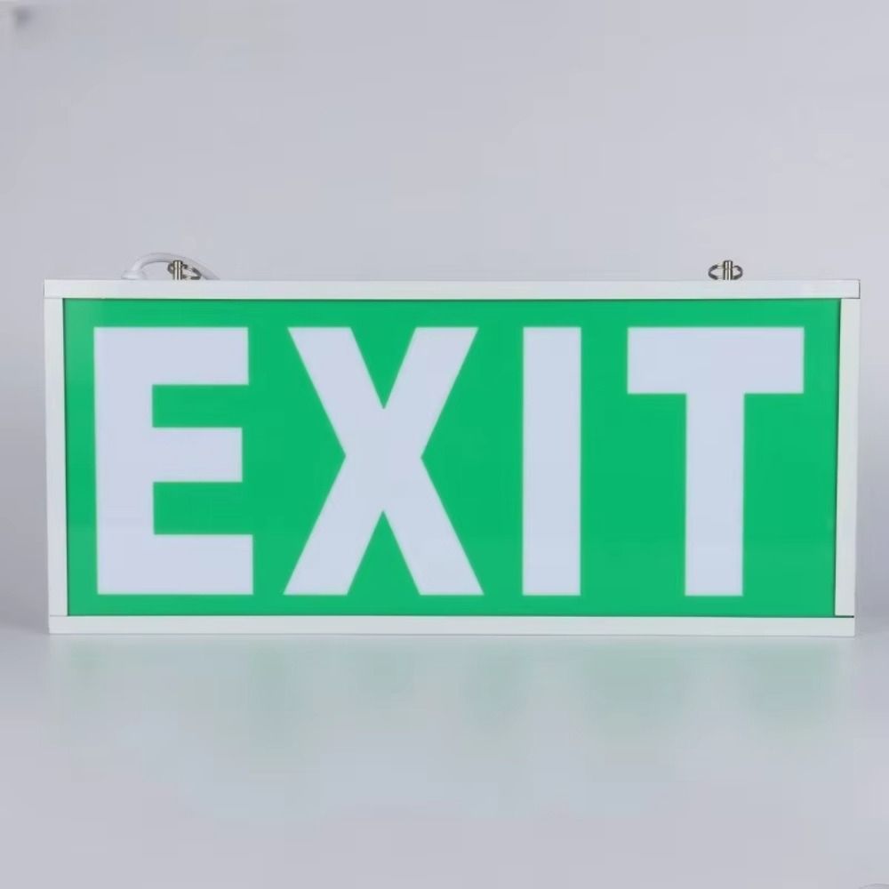 Emergency Exit Sign - 110-240V Kommerzielle LED Notschild Lampe Ausgangsschild