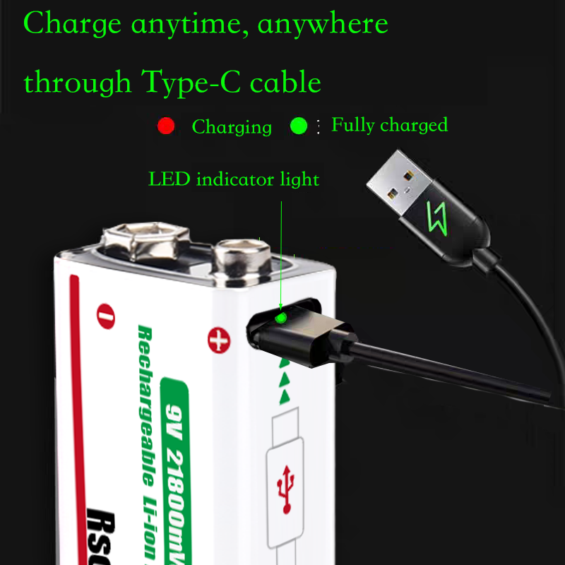 USB-C wiederaufladbarer 9-V-Li – Smoke Detector Interconnected Bewertung und Preis
