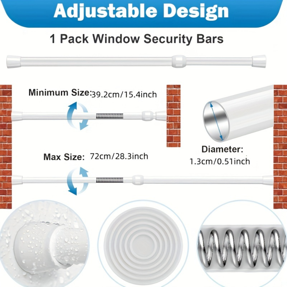 Verstellbare Sicherheitsstange – Window Lock Bar Bewertung und Preis