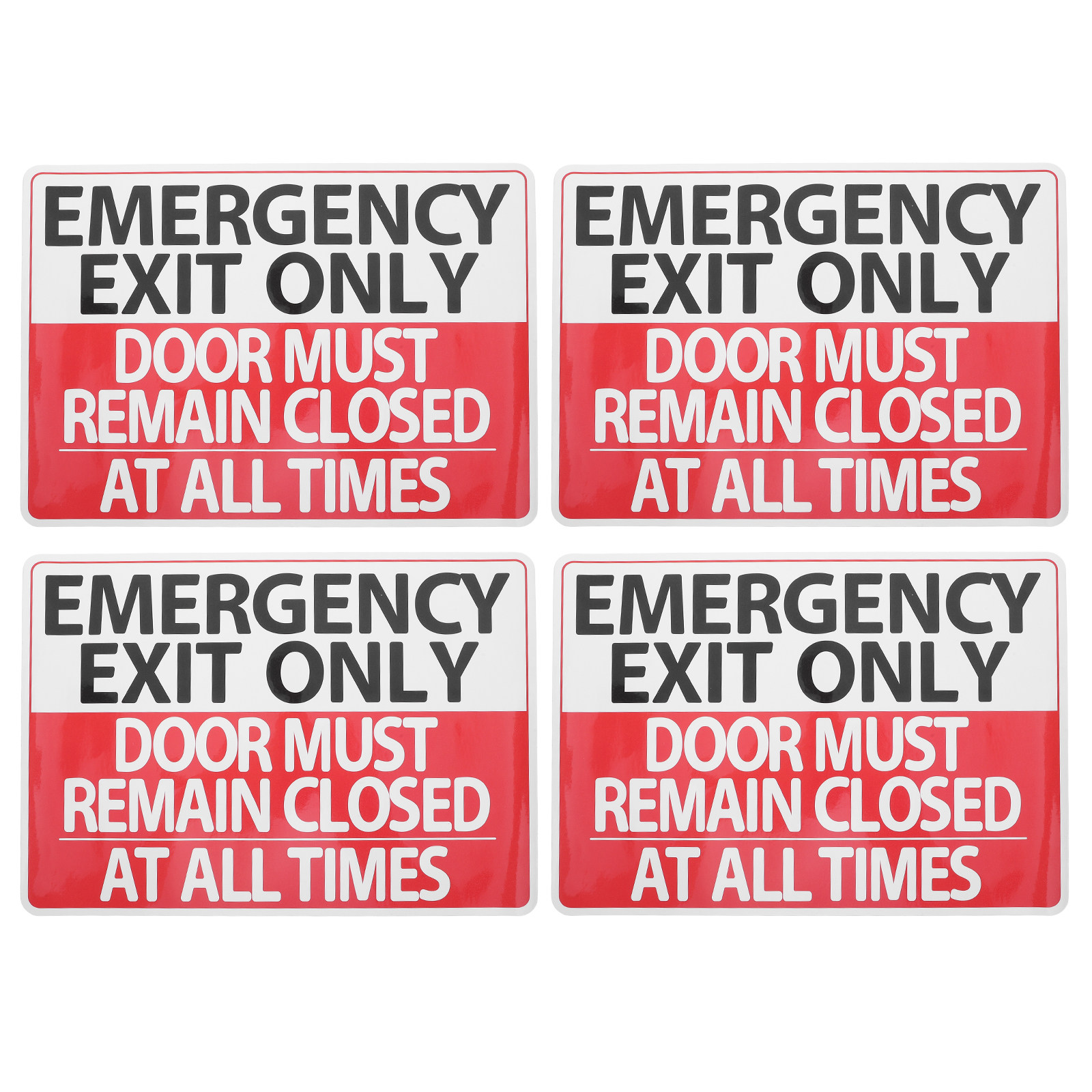 4 Stück Notausgangs-Schilder-A – Emergency Exit Sign Bewertung und Preis