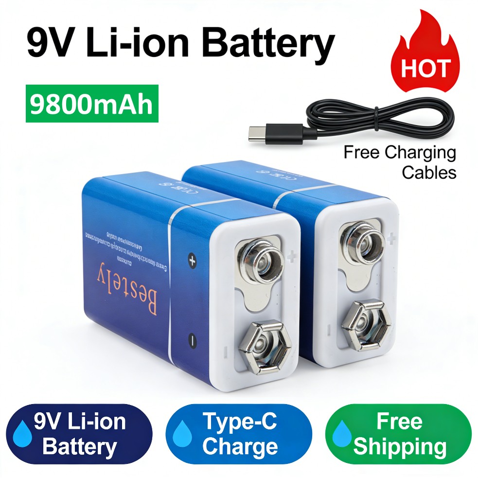 Wiederaufladbare 9V Batterie,  – Smoke Detector Interconnected Bewertung und Preis