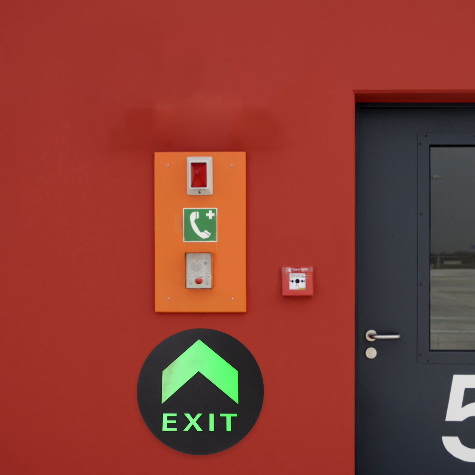 5 Stück Nachtleuchtende Notaus – Emergency Exit Sign Bewertung und Preis