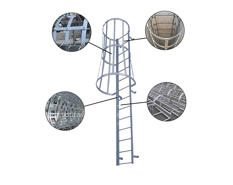 Industrielle vertikale Katzenk – Fire Escape Ladder Bewertung und Preis