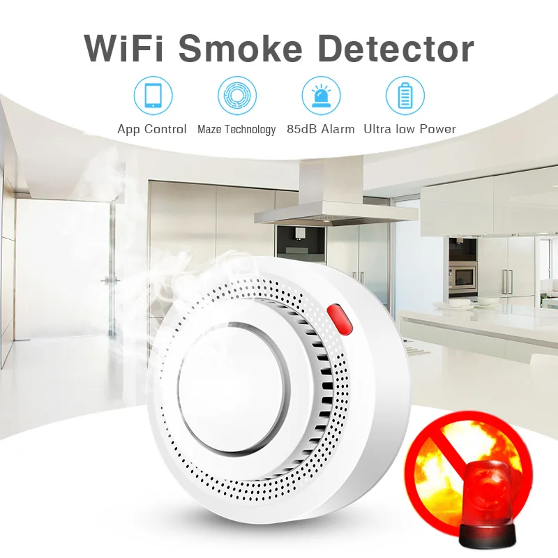 2er-Pack Tuya Smart WiFi Rauch – Smoke Detector Interconnected Bewertung und Preis