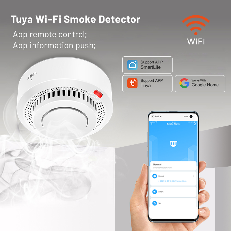 2er-Pack Tuya Smart WiFi Rauch – Smoke Detector Interconnected Bewertung und Preis