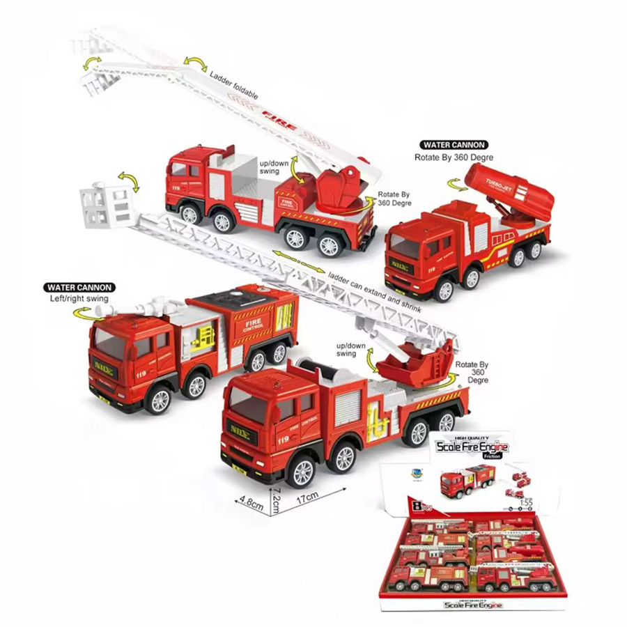 1pc-Legierung Feuerwehrauto 1: – Fire Escape Ladder Bewertung und Preis