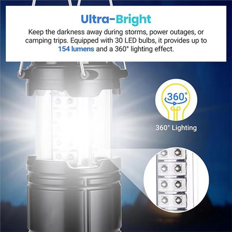 ABAE-4er-Pack Solar-Campinglat – Power Outage Light Bewertung und Preis