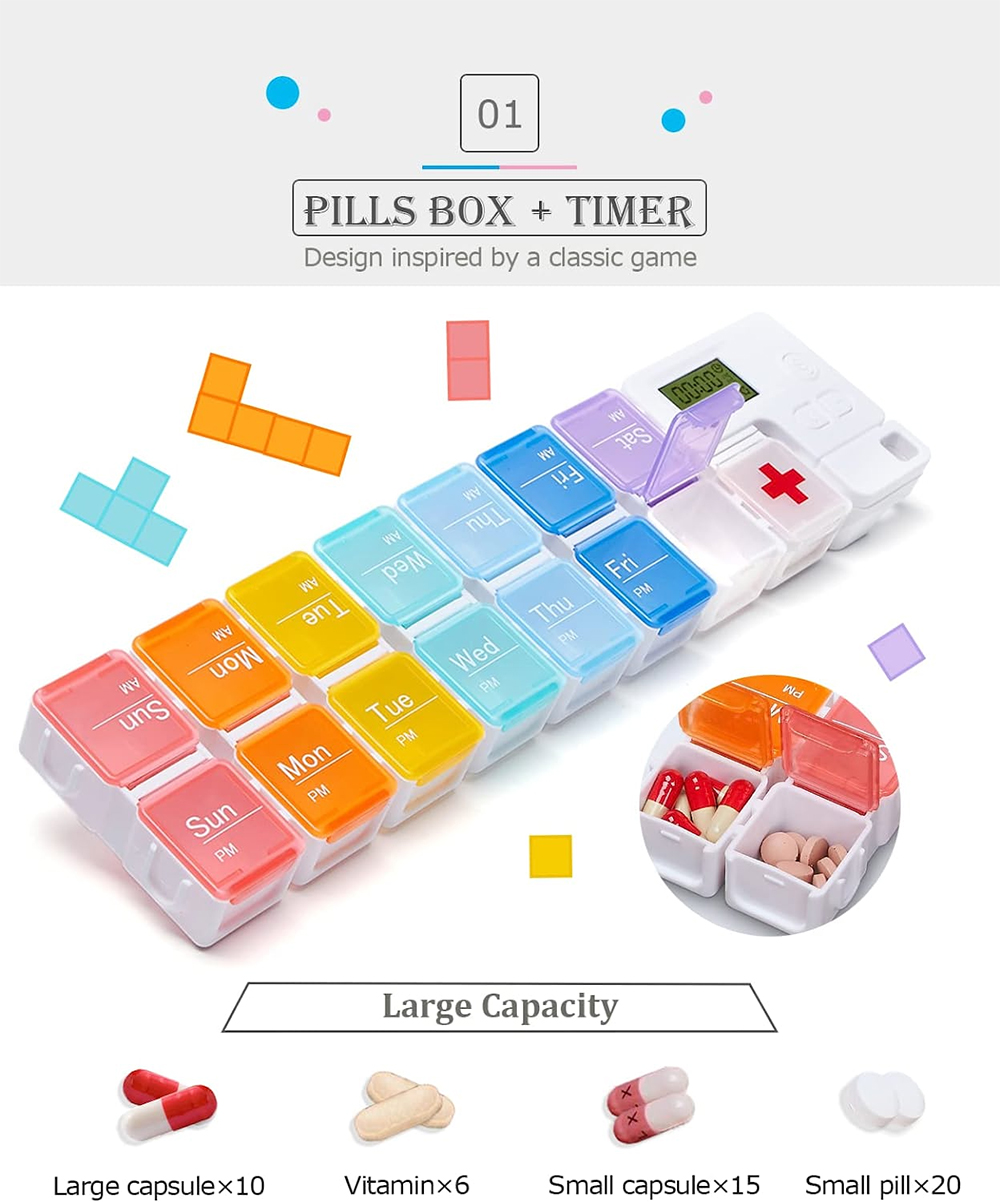 7-Tage-Pillen-Organizer mit Me – Medicine Cabinet Lock Bewertung und Preis